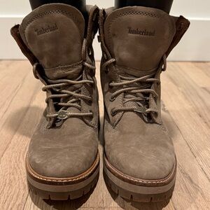 Timberland Women's Taupe Combat Boots